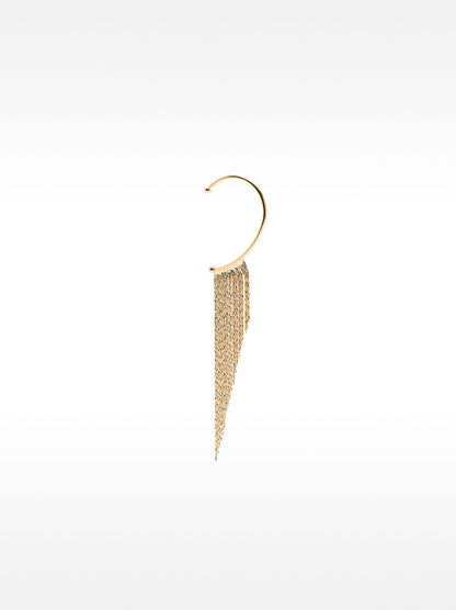 Individual Earcuff With Fringes