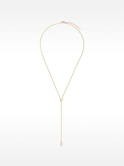 Short Necklace With Zirconia