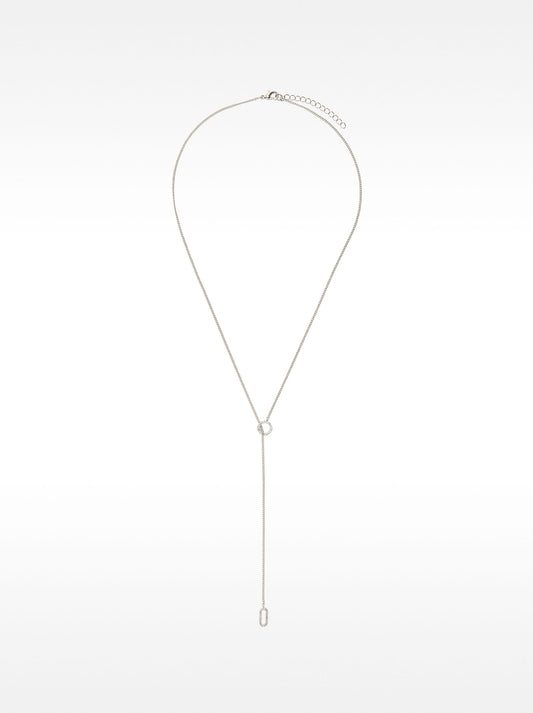 Short Necklace With Zircons