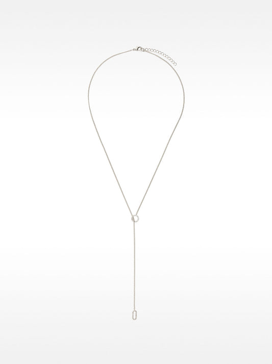 Short Necklace With Zircons