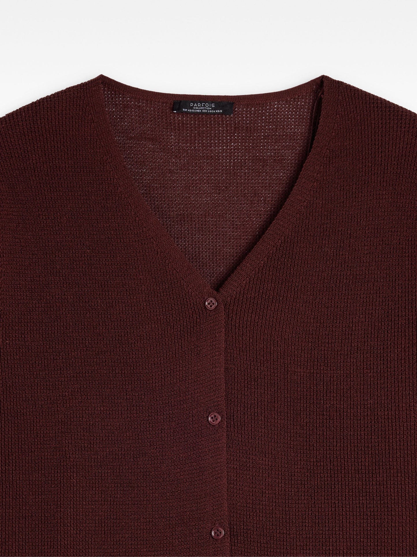 Knit Short-Sleeve Cardigan