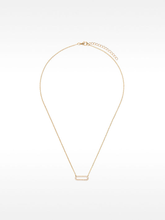 Short Necklace With Zirconia