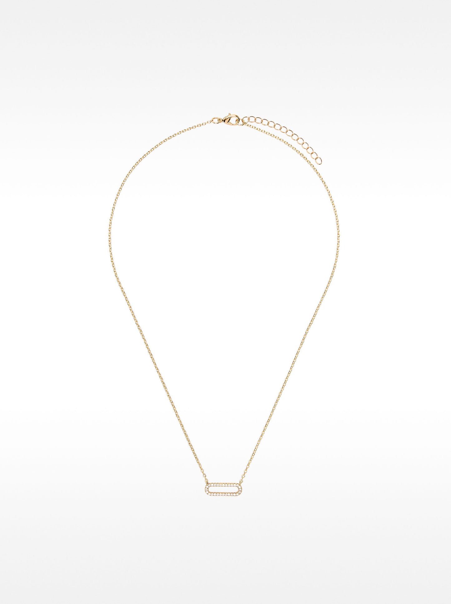 Short Necklace With Zirconia