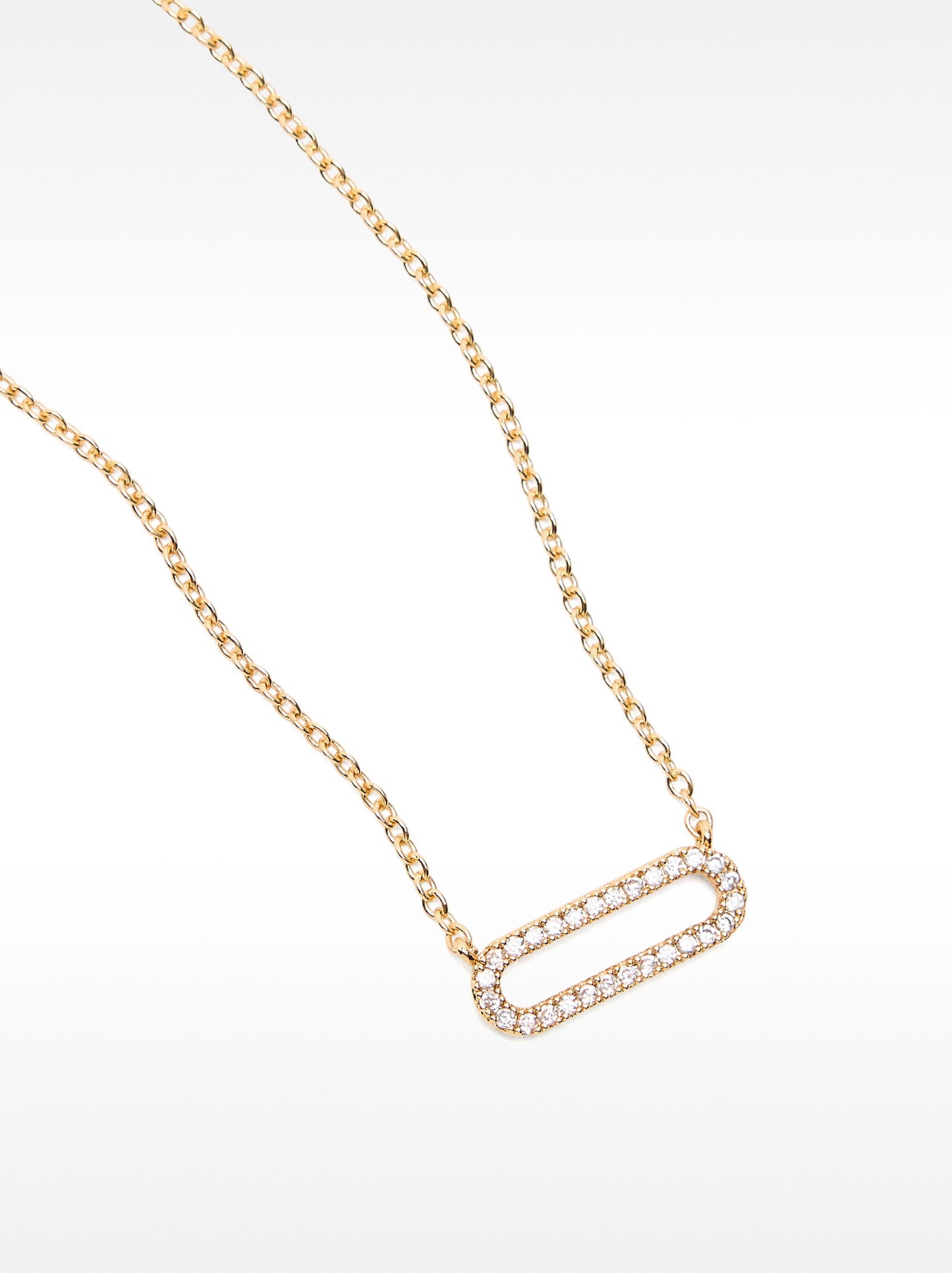 Short Necklace With Zirconia