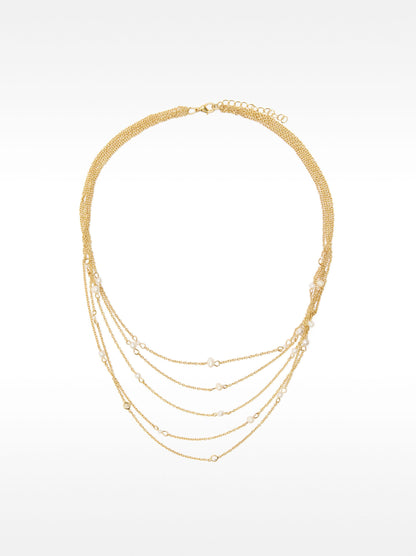 Multicolour With Freshwater Pearls And Zirconia