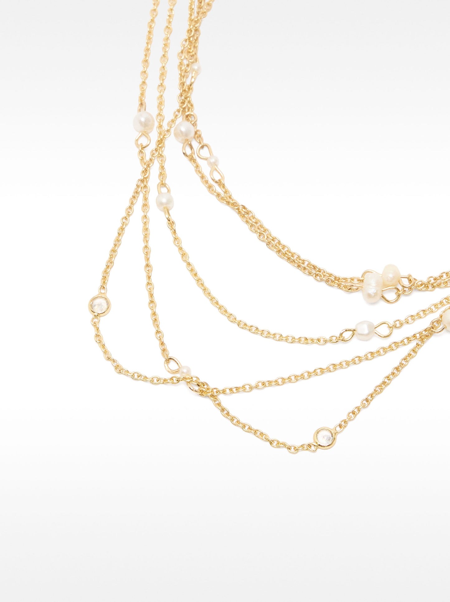 Multicolour With Freshwater Pearls And Zirconia