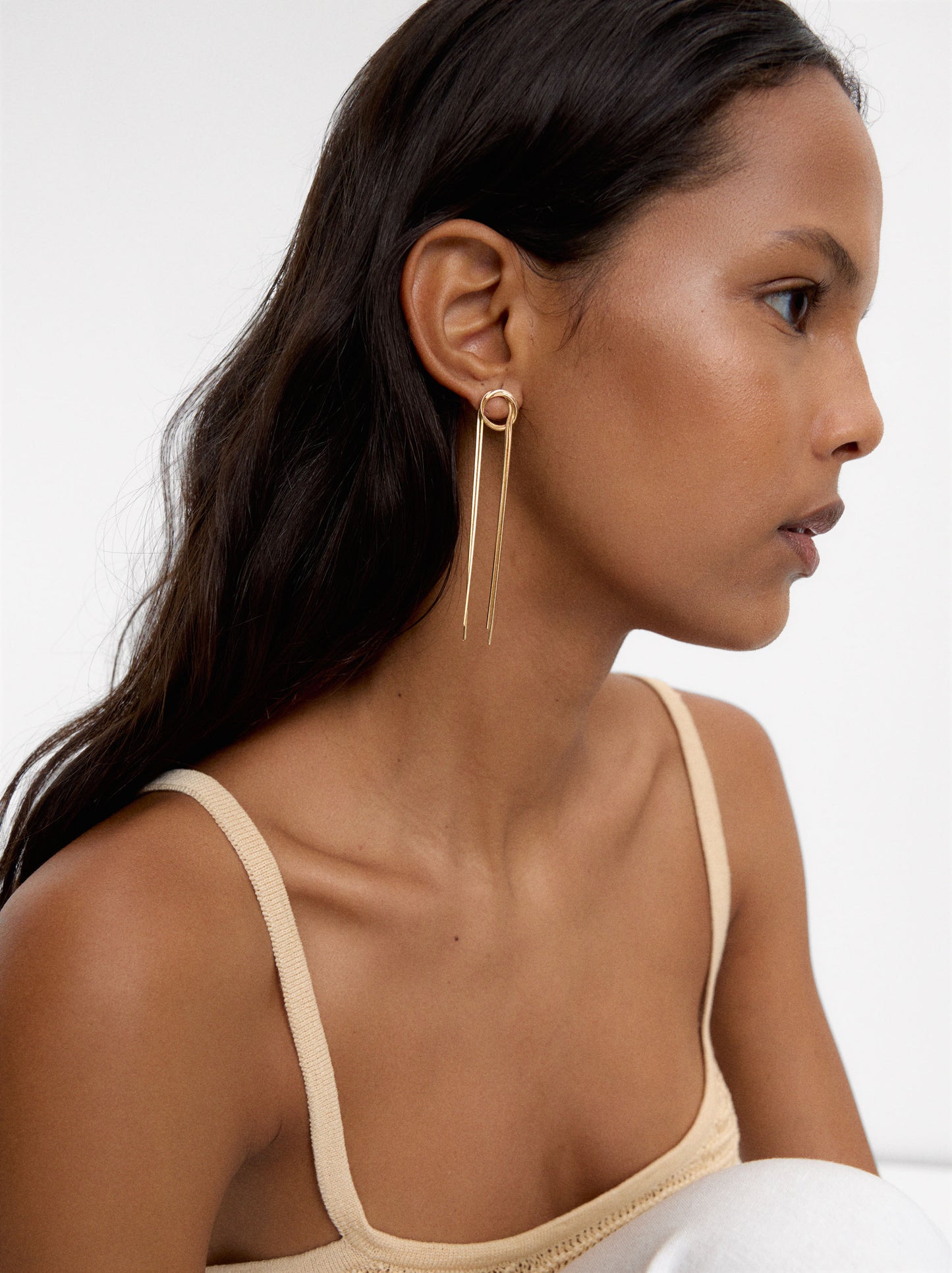Intertwined Long Earrings