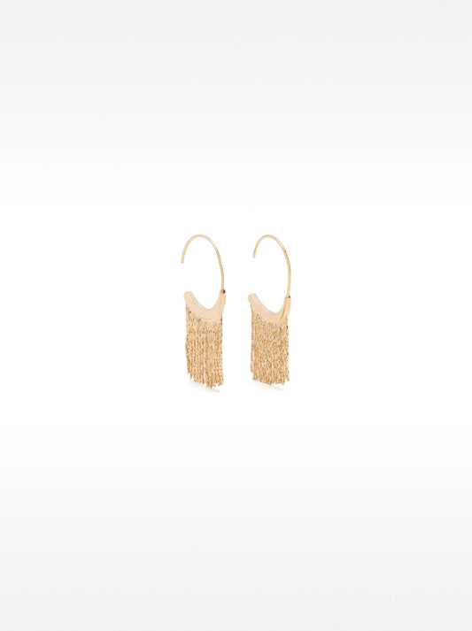 Hoop Earrings With Cascade