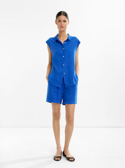 Sleeveless 100% Lyocell Shirt