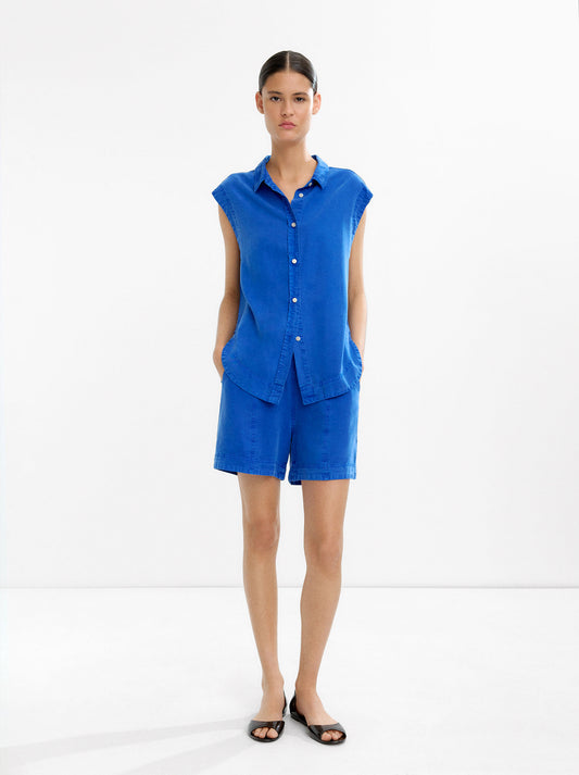 Sleeveless 100% Lyocell Shirt