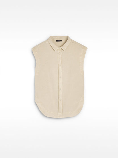 Sleeveless 100% Lyocell Shirt
