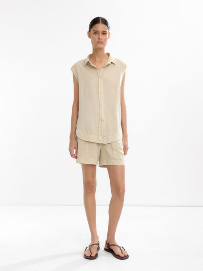 Sleeveless 100% Lyocell Shirt