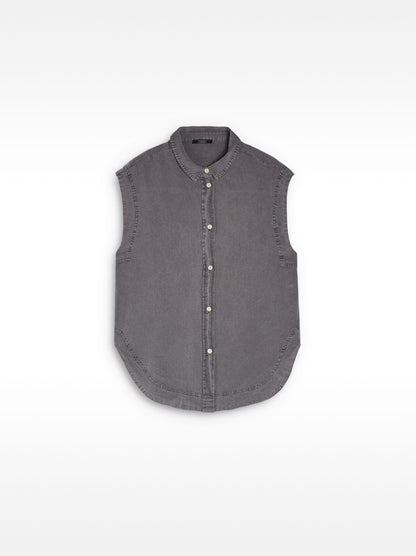 Sleeveless 100% Lyocell Shirt