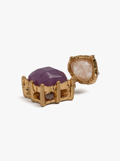 Short Earrings With Stones