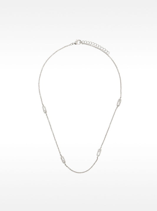 Short Necklace With Zirconia