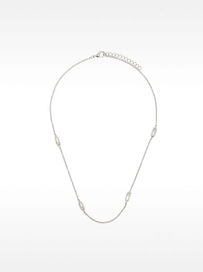 Short Necklace With Zirconia