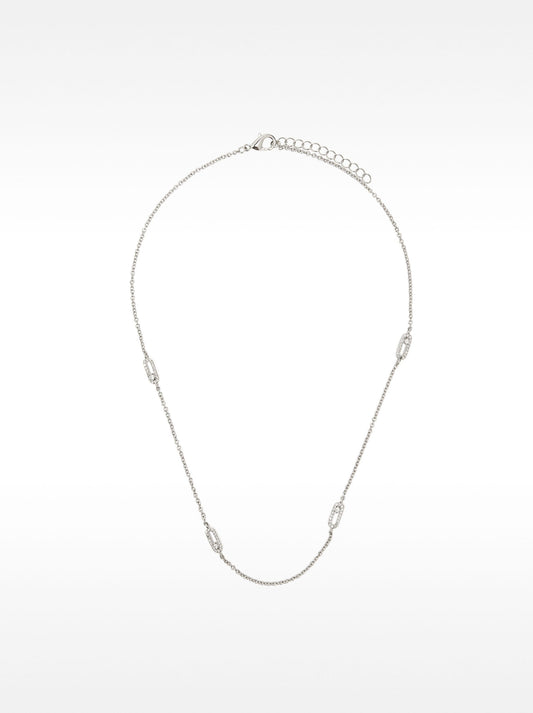 Short Necklace With Zirconia