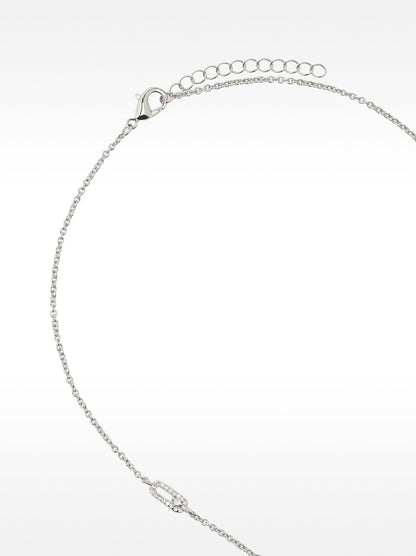 Short Necklace With Zirconia