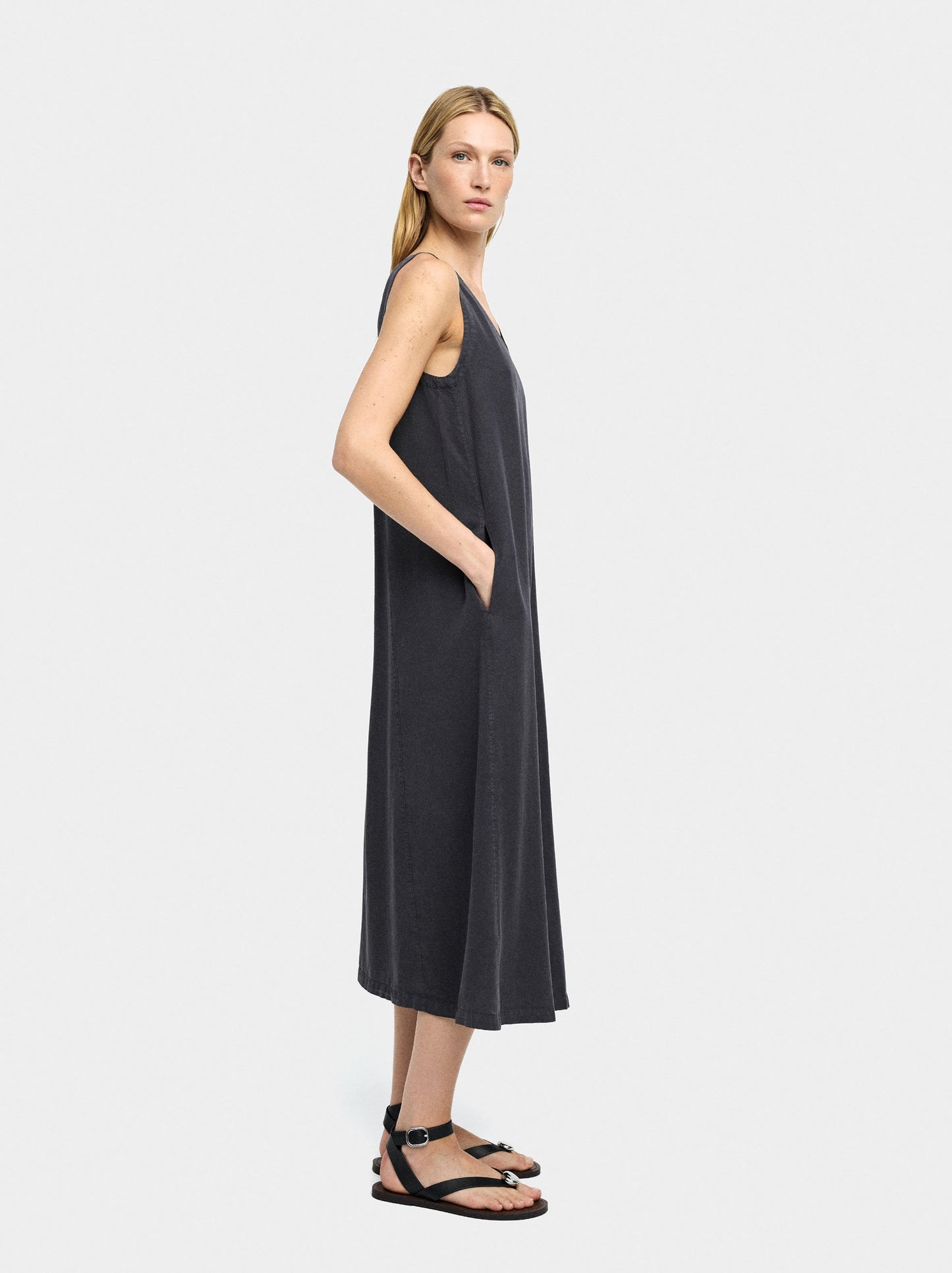100% Lyocell Long Dress