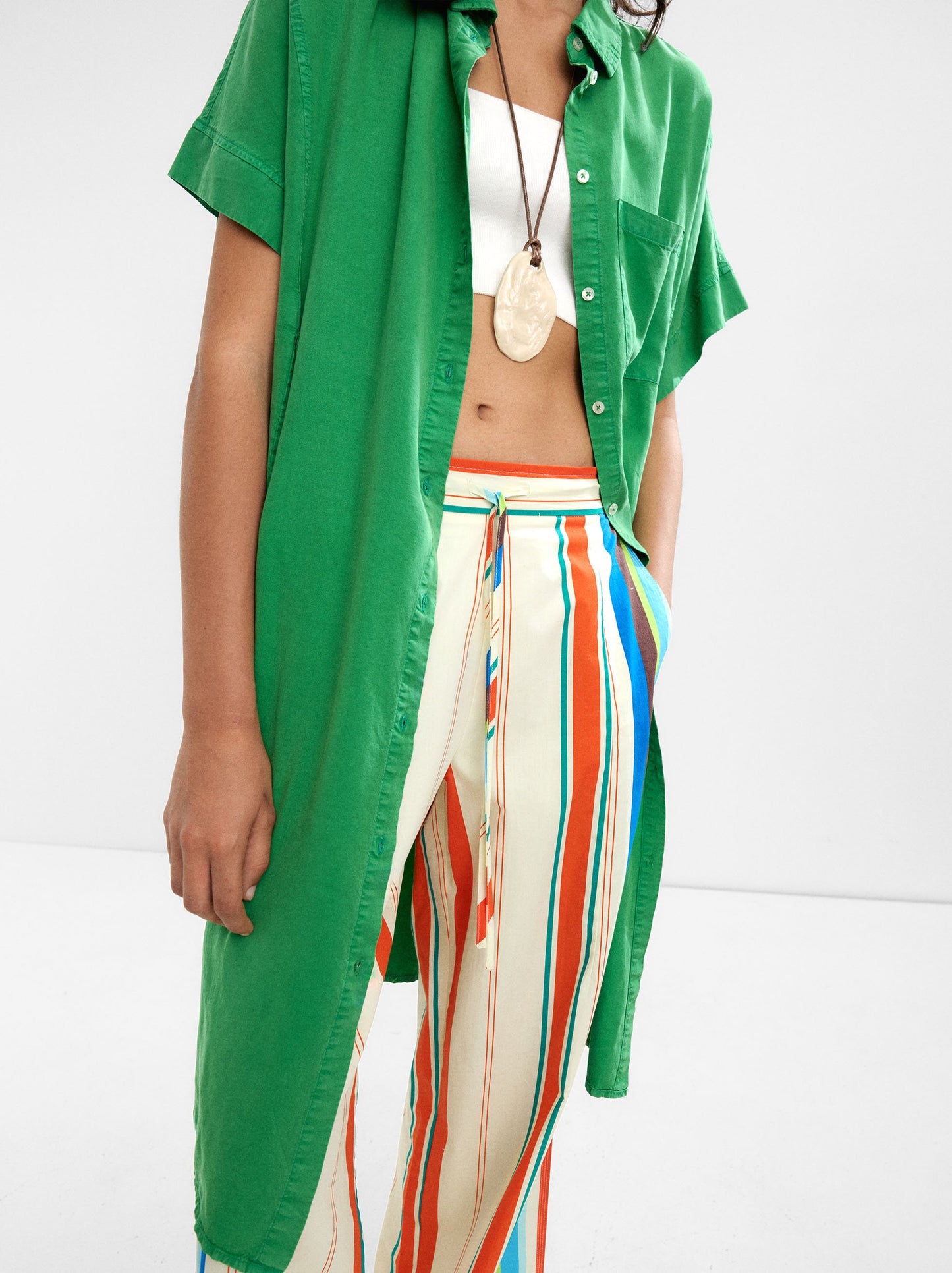 100% Lyocell Shirt Dress