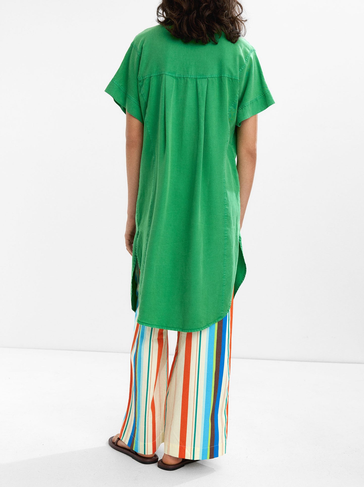 100% Lyocell Shirt Dress