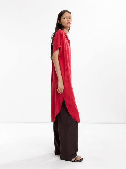 100% Lyocell Shirt Dress
