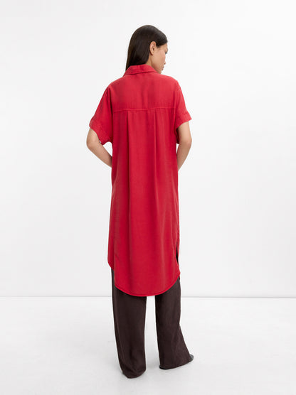 100% Lyocell Shirt Dress
