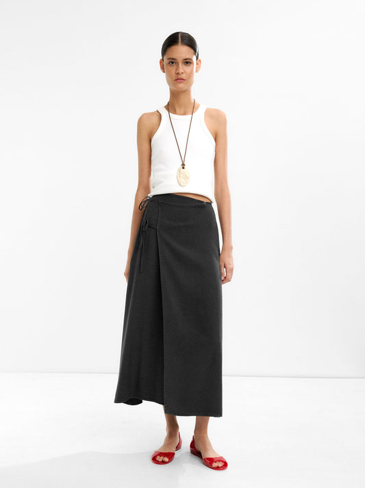 Midi Wrap Skirt 100% Lyocell