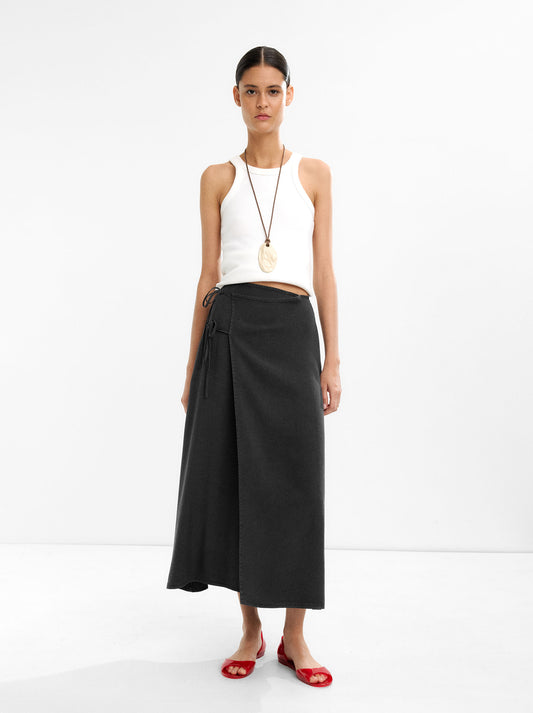 Midi Wrap Skirt 100% Lyocell