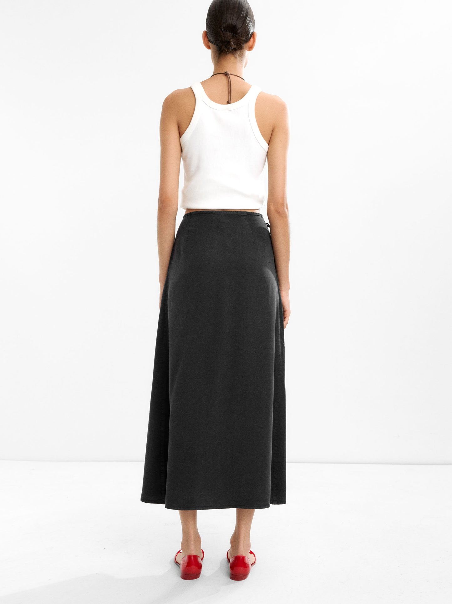 Midi Wrap Skirt 100% Lyocell