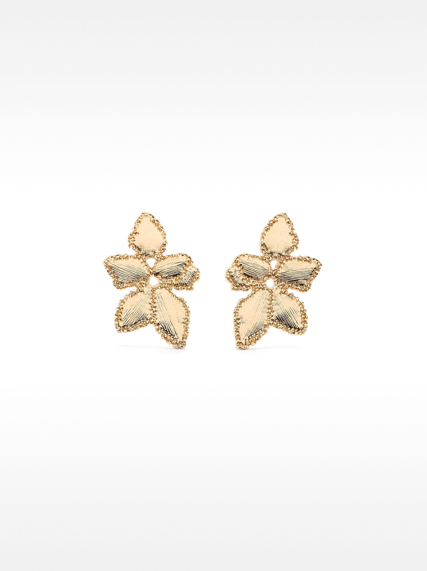 Flower Textured Earrings