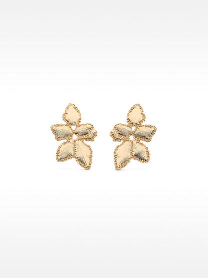 Flower Textured Earrings