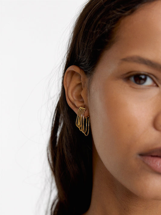 Earjacket Earrings With Chains