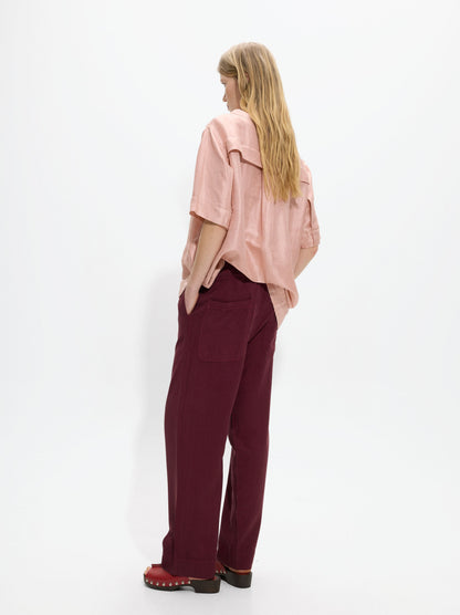 Fluid Trousers Made From 100% Lyocell
