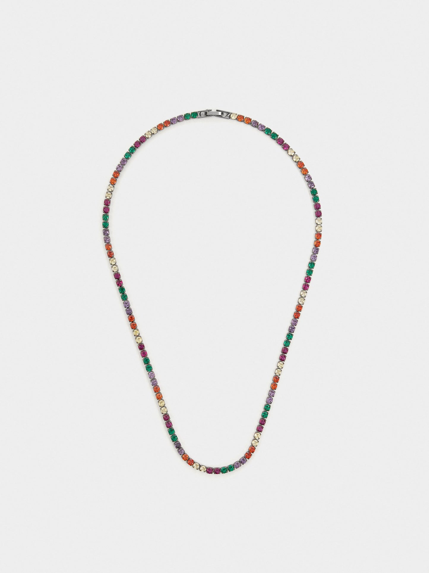 Necklace And Bracelet Set With Zirconia