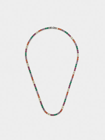 Necklace And Bracelet Set With Zirconia