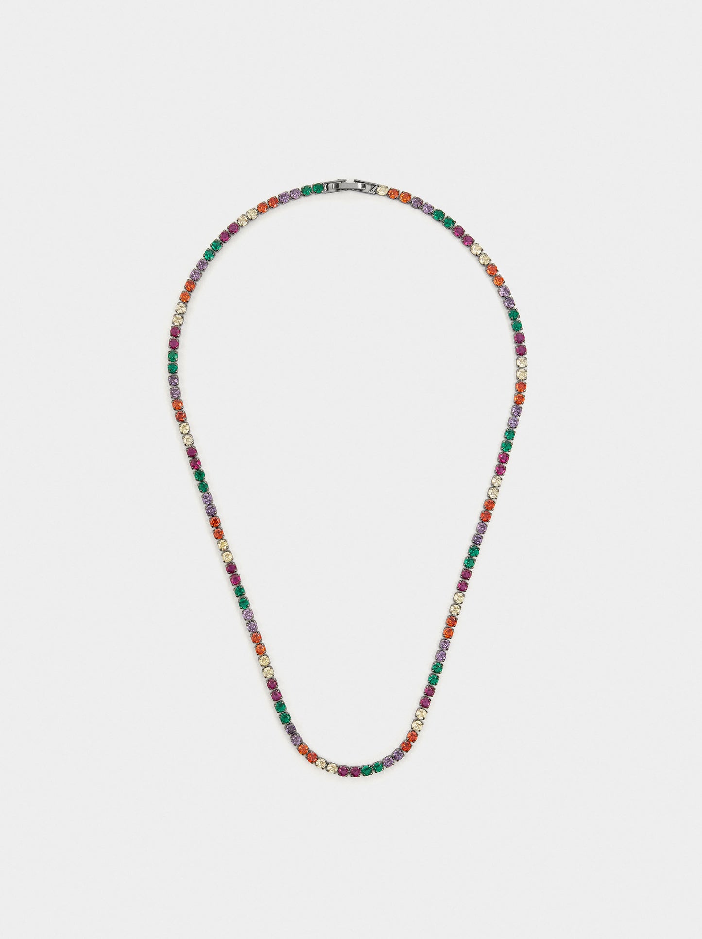Necklace And Bracelet Set With Zirconia