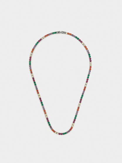 Necklace And Bracelet Set With Zirconia