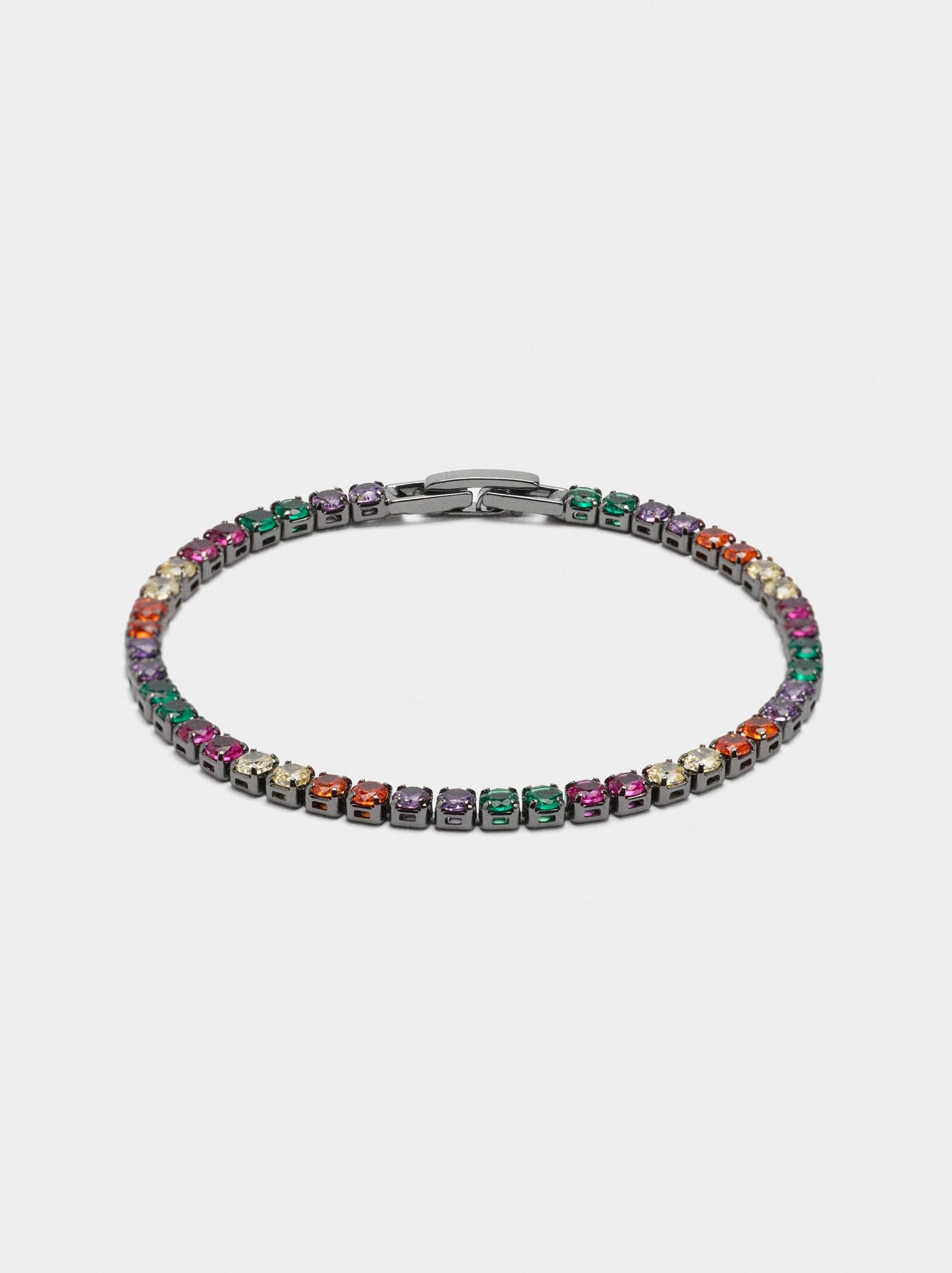 Necklace And Bracelet Set With Zirconia
