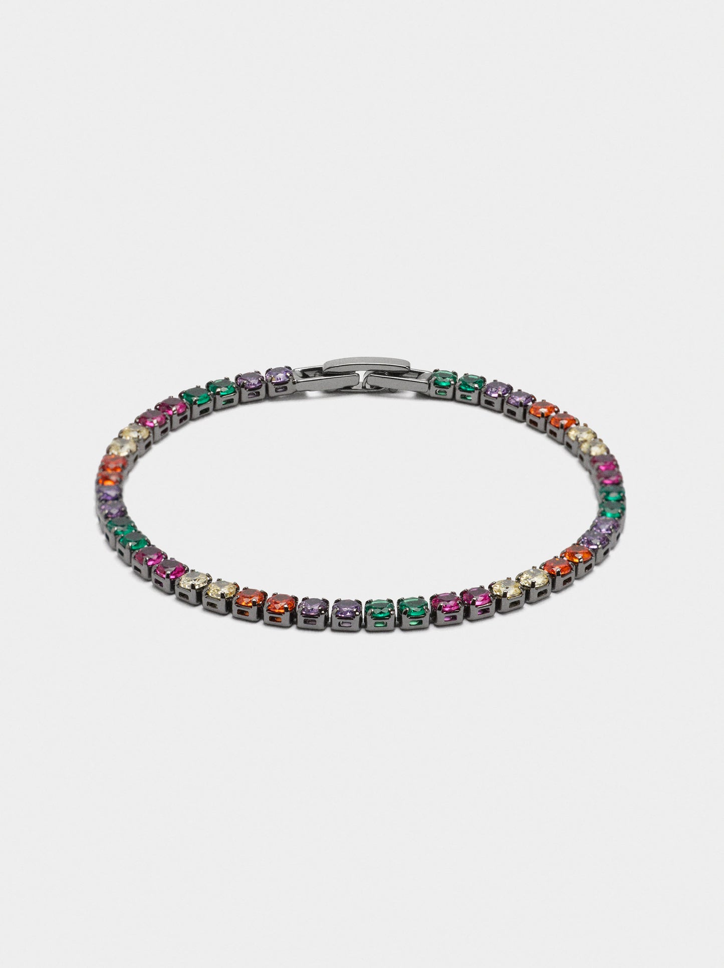 Necklace And Bracelet Set With Zirconia