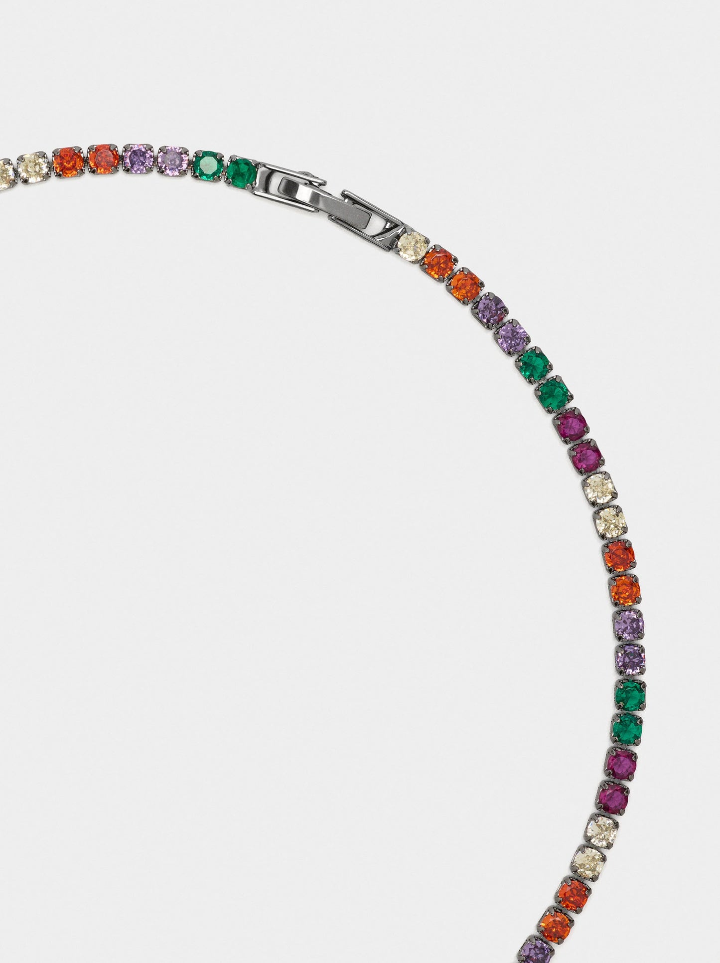 Necklace And Bracelet Set With Zirconia