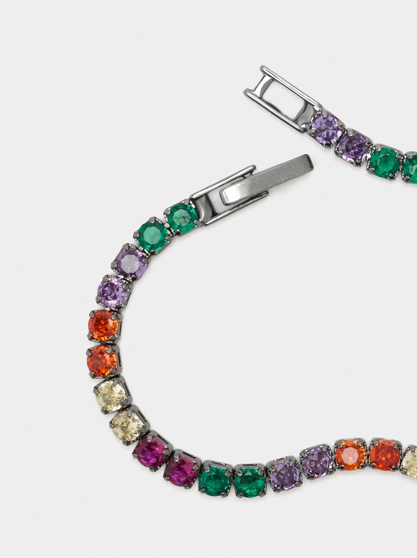 Necklace And Bracelet Set With Zirconia