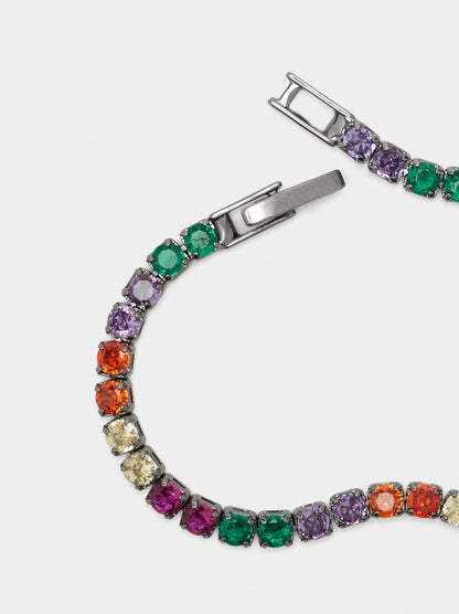 Necklace And Bracelet Set With Zirconia