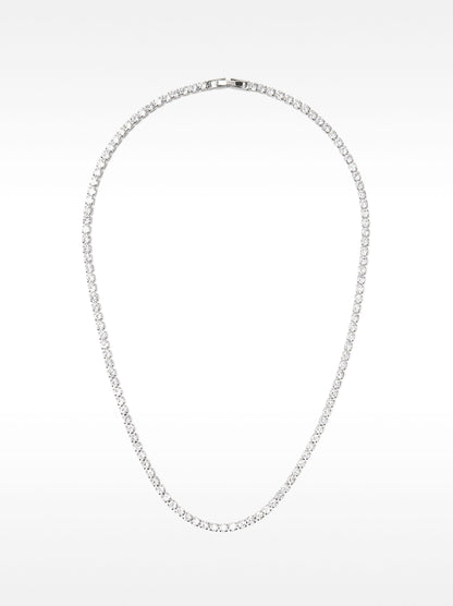 Necklace And Bracelet Set With Zirconia