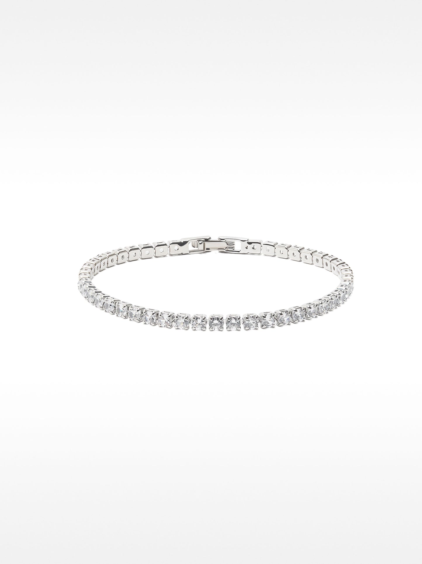 Necklace And Bracelet Set With Zirconia