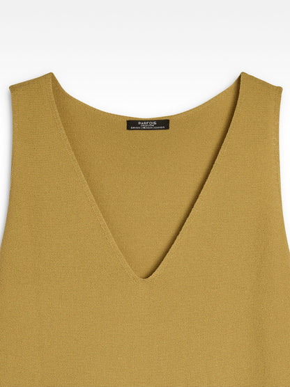 V-Neck Knit Top