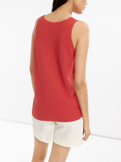 V-Neck Knit Top