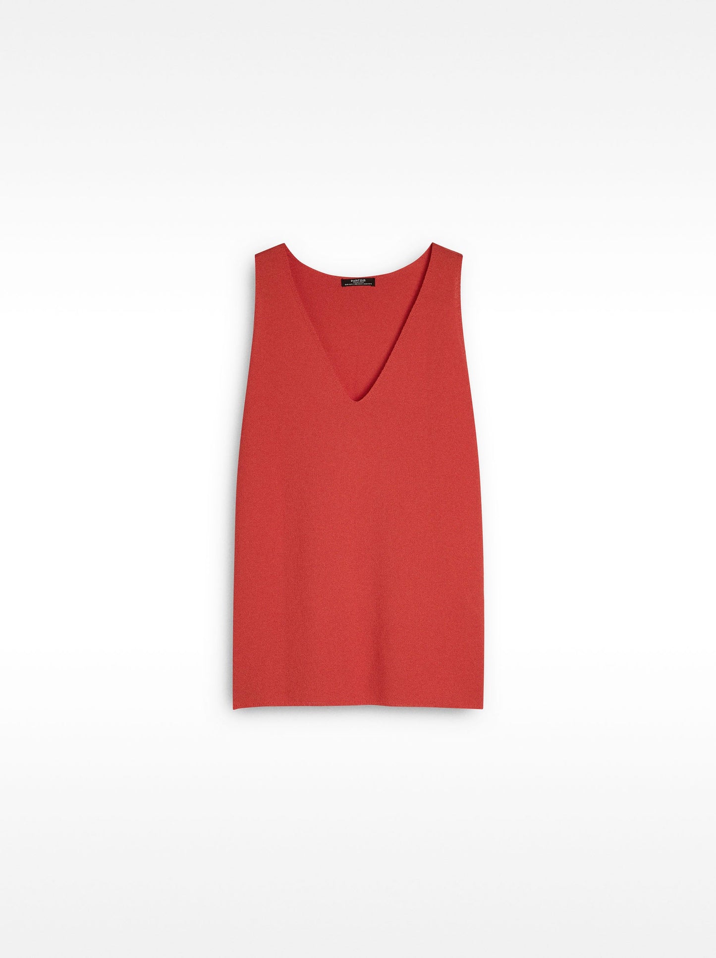 V-Neck Knit Top