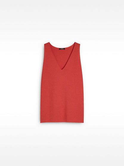 V-Neck Knit Top