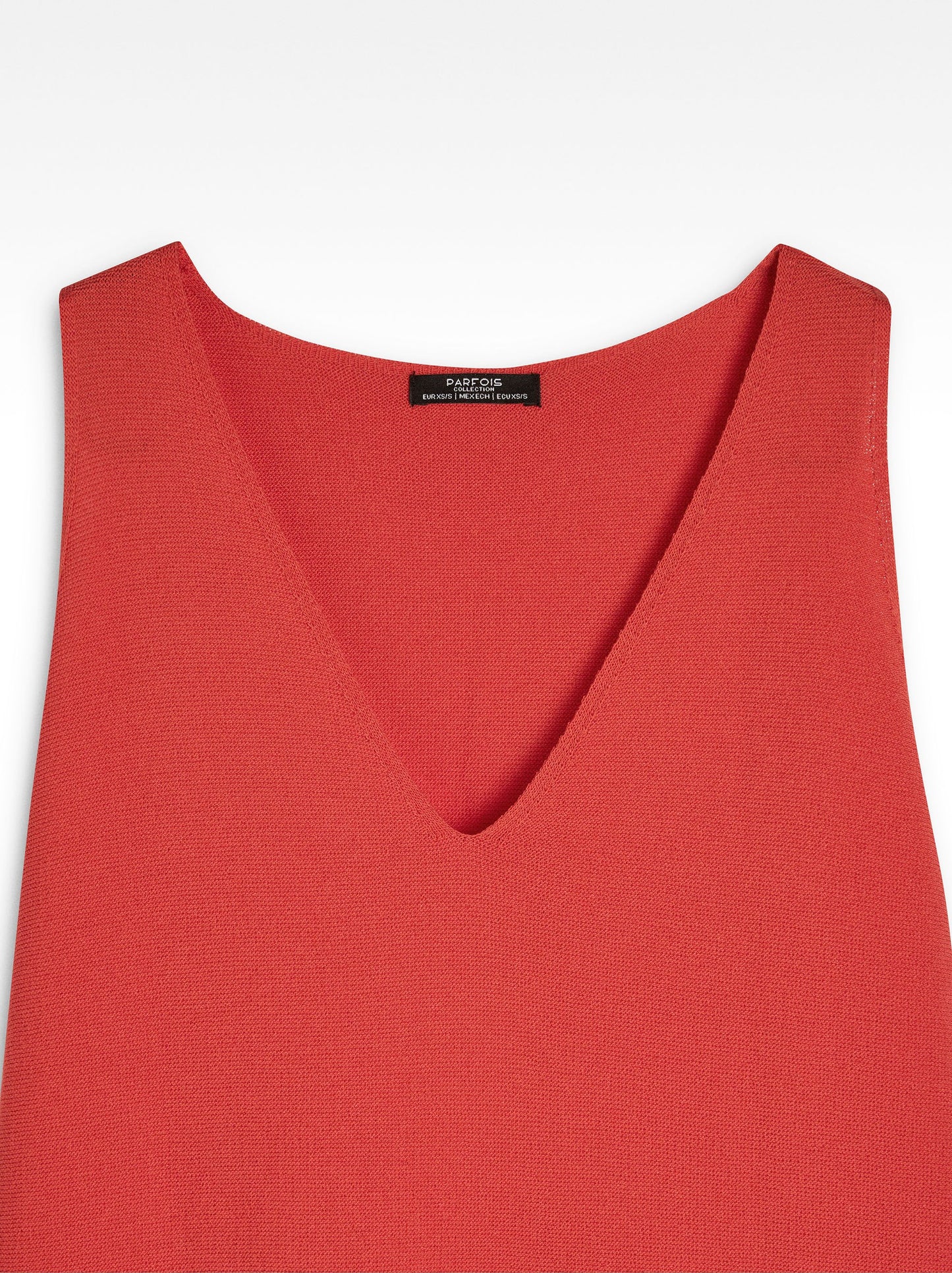 V-Neck Knit Top